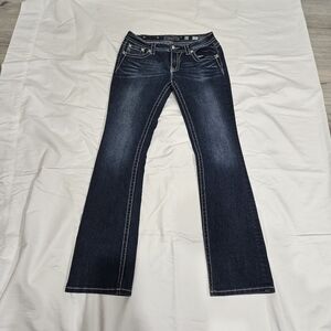 Miss Me Dark Blue Boot Cut Jeans